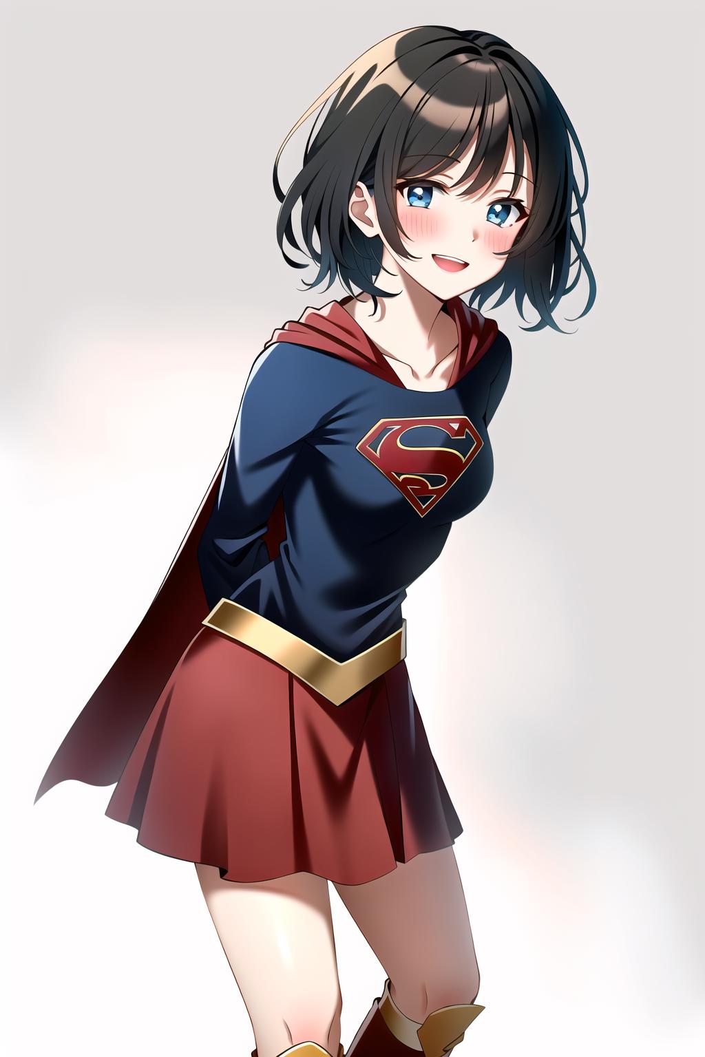 Anime Supergirl - New 52 Supergirl - Free Transparent PNG Clipart Images  Download